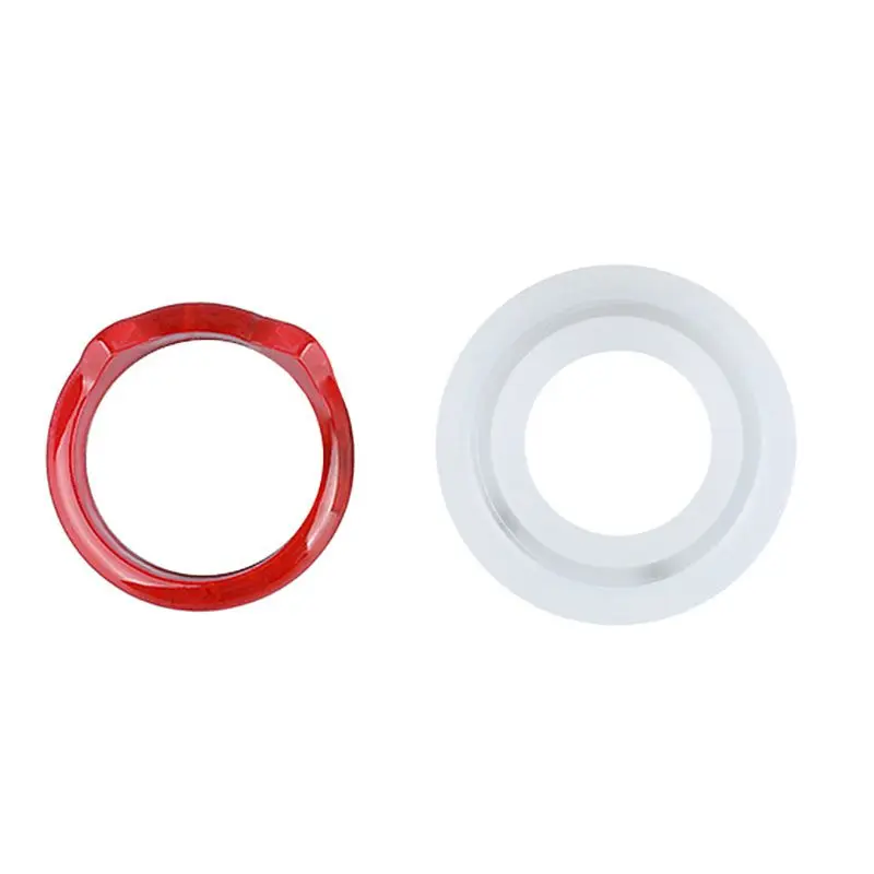 

27 Pcs Resin Ring Silicone Mold - Finger Ring Crystal Epoxy Jewelry Mould with 10 Pcs Droppers for DIY Necklace Pendant