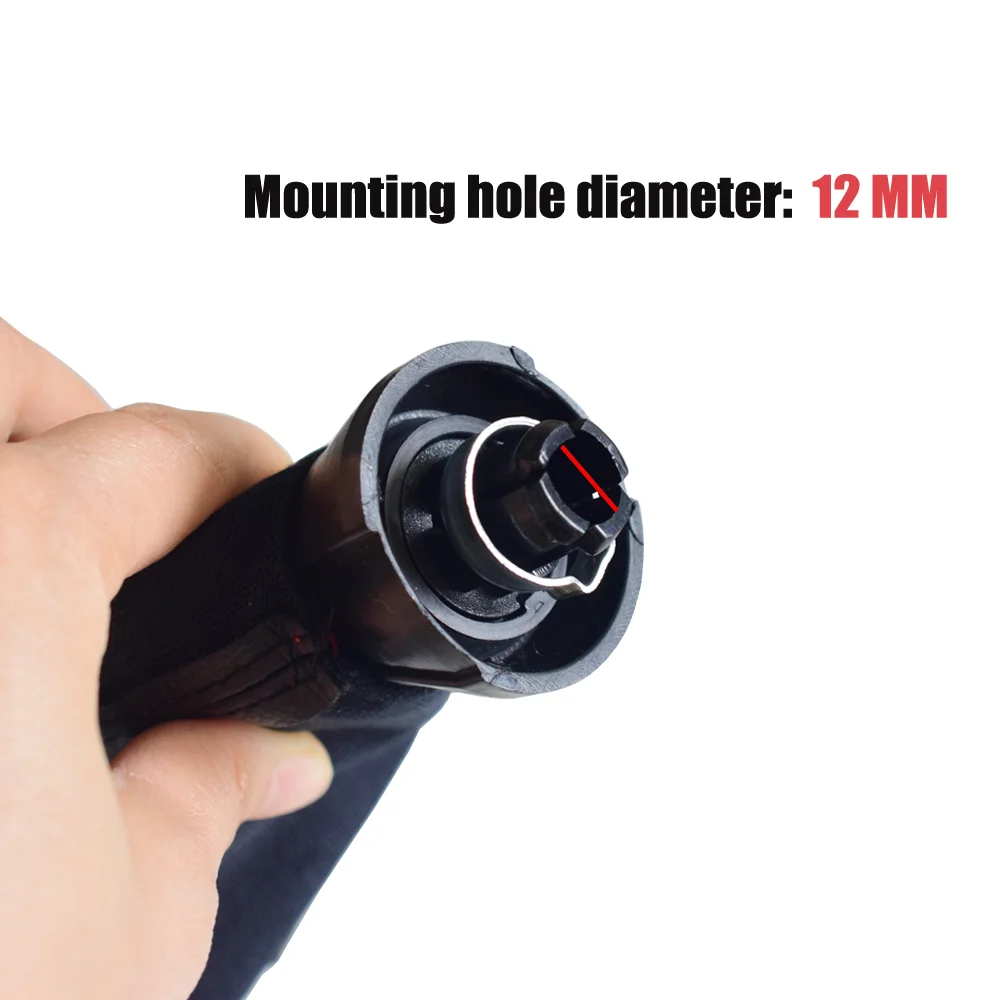 

Manual 5 6 Speed Car Gear Shift Shifter Knob Lever Handle Head Fit For Audi A4 B6 B7 2000-2008 With Leather Dust-Proof Cover