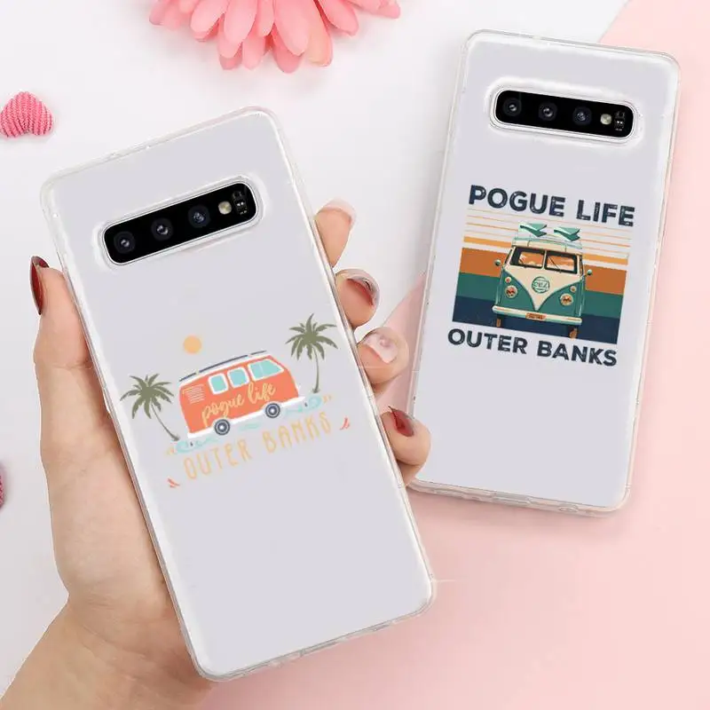 

Outer Banks - Livin' Pogue Life Phone Case Transparent For Samsung Galaxy A S Note J 5 8 51 2016 Prime 20 Ultra 6 7 Edge PLUS 21