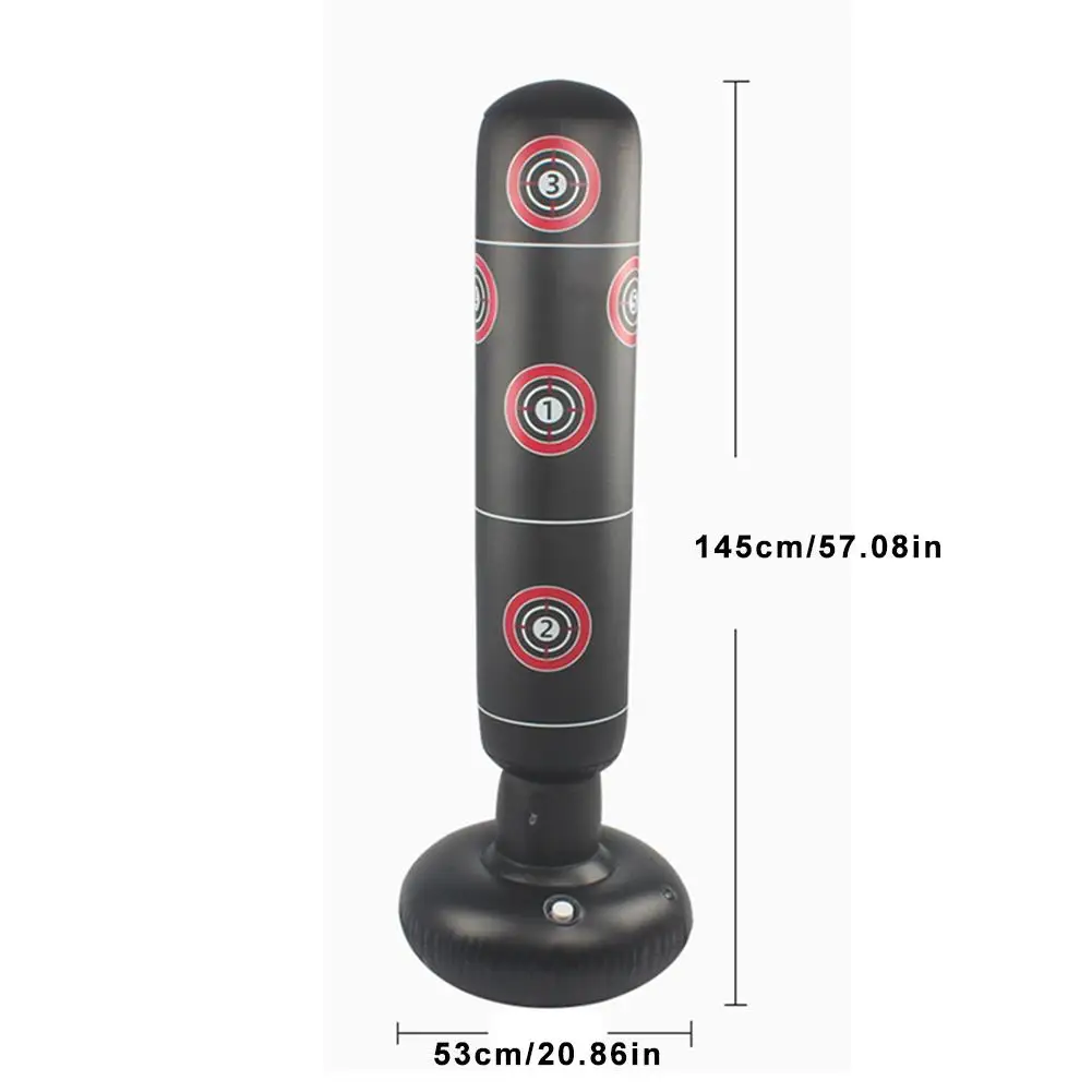 Надувной боксерский мешок для фитнеса тренировочный надувной стакан