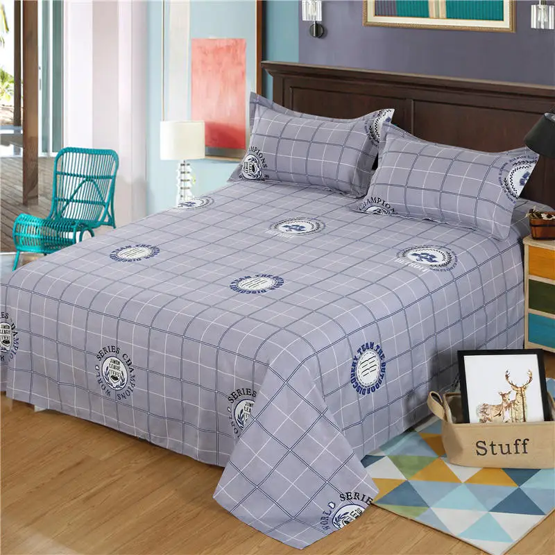 3 шт. простыня с 2 наволочками постельное белье двуспальные Чехлы для матраса