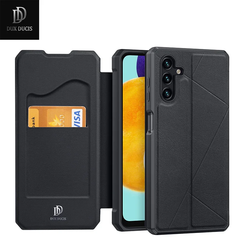 

Dux Ducis Luxury Pu Leather Case For Samsung Galaxy A13 A23 A33 A73 Coque Thin Flip Cover Wallet Phone Cases For S22 Plus Ultra