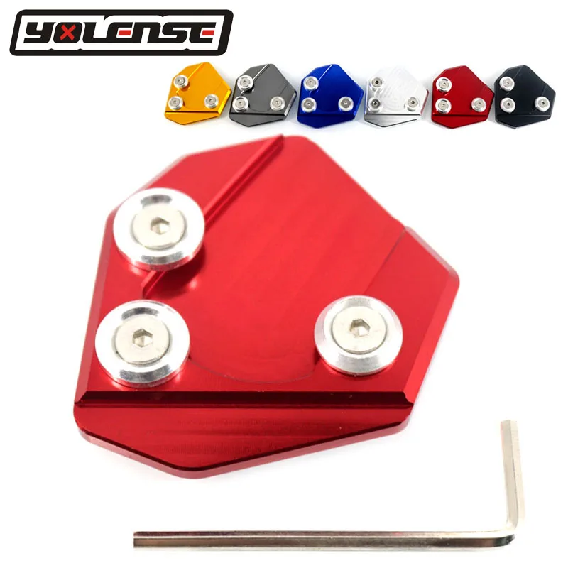 

Motorcycle CNC Kickstand Foot Side Stand Extension Pad Support Plate Enlarge For YAMAHA GTR125 RAY125 GTR RAY 125 ACYGNUS BWS