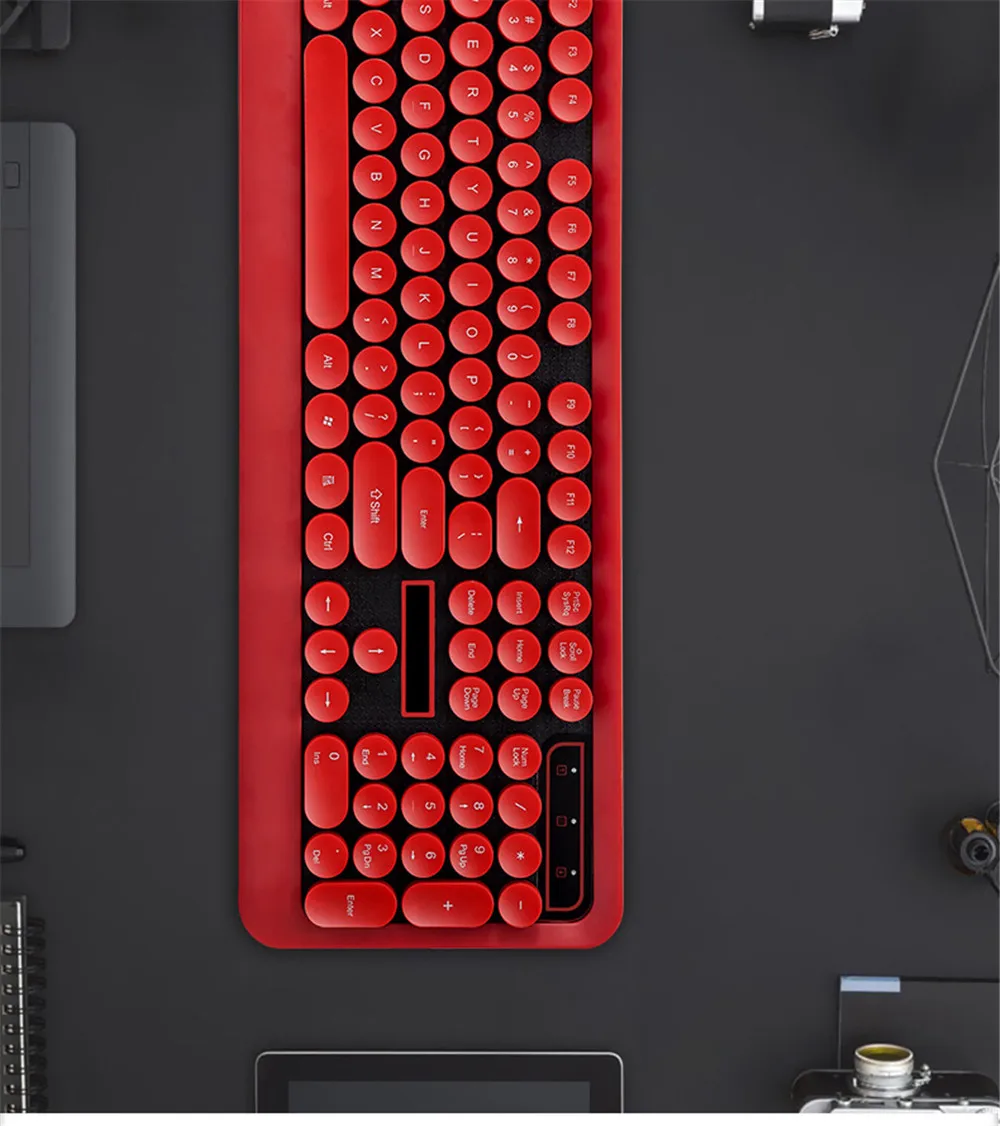 USB Проводная игровая клавиатура RGB Механическая с подсветкой ощущение клавиатуры для Macbook lenovo круглые брелки PC компьютерная клавиатура геймер