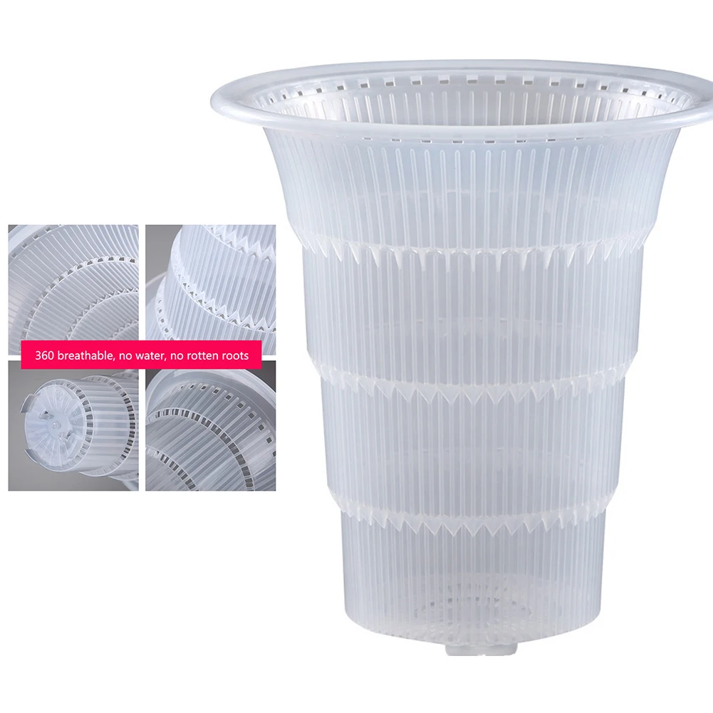Цветочный горшок для дома Орхидея слив открытый контейнер садовый Горшок