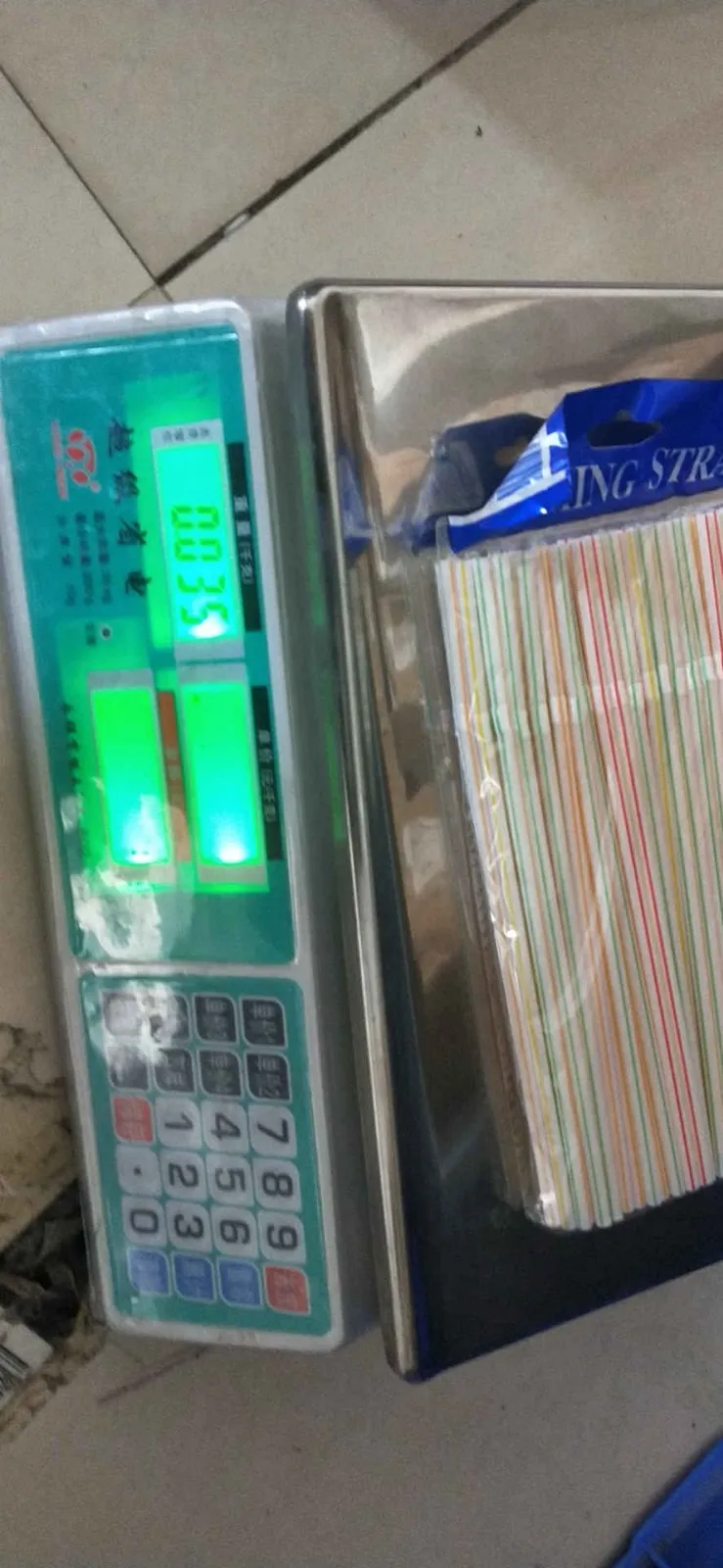 

Disposable Colored Elbow Material Straws Juice Drink Milk Tea Straws