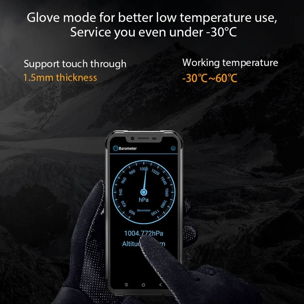 Blackview BV9600 водонепроницаемый мобильный телефон Helio P70 Android 9,0 4 Гб ОЗУ 64 Гб ПЗУ 6,2" 19:9 AMOLED 5580 мАч прочный смартфон