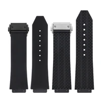 rubber watch chain substitute for hublot hengbao hb yubo classic fusion big bang silicone watch band convex mouth 25 19