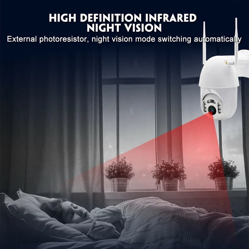 8 СВЕТОДИОДНЫЙ беспроводной ip-камера 1080P HD безопасности ночного видения PIR