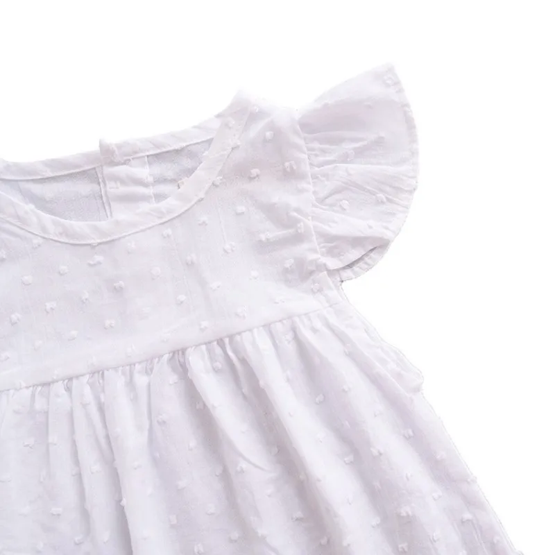 Baby Girls Dress Summer Infant Solid White For Girl Princess Dresses Kids Clothing | Детская одежда и обувь