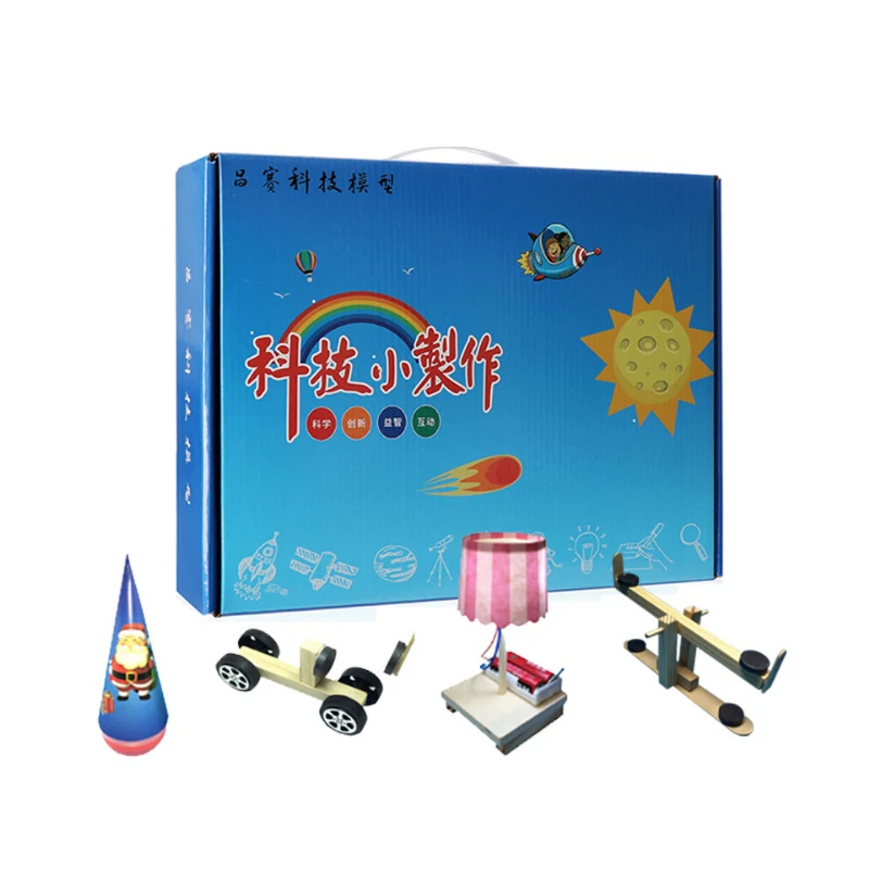 Sz паровые 12pcskids Diy Стволовые образование научная игрушка эксперименты сборные