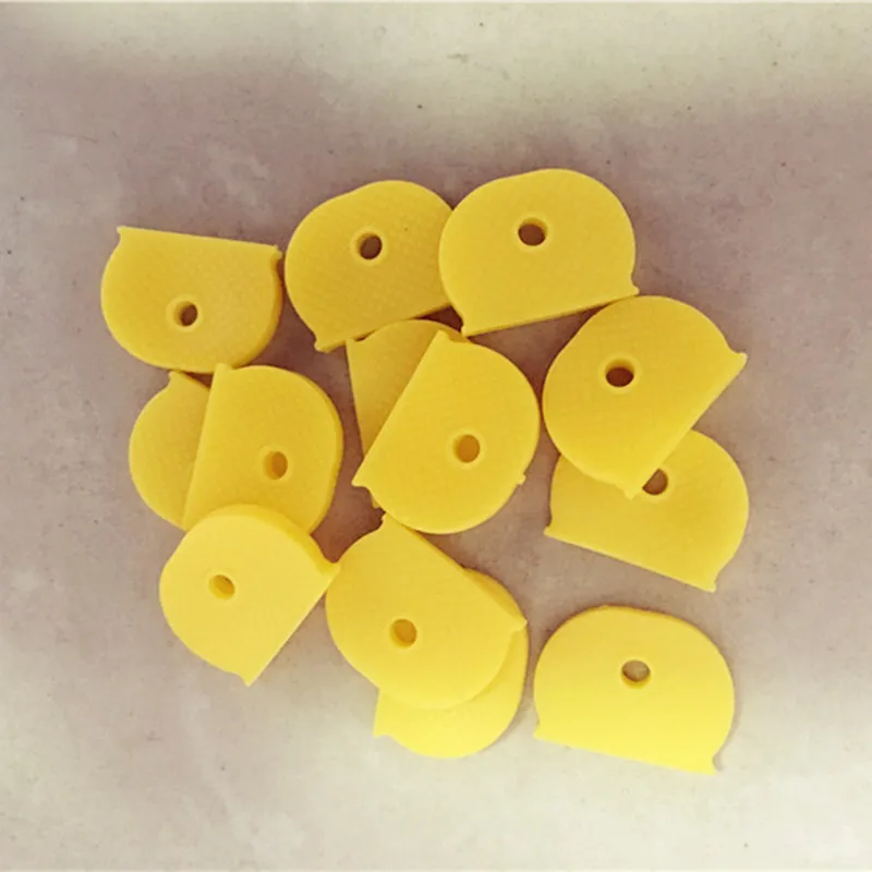 

5 шт., разноцветные силиконовые колпачки для ключей