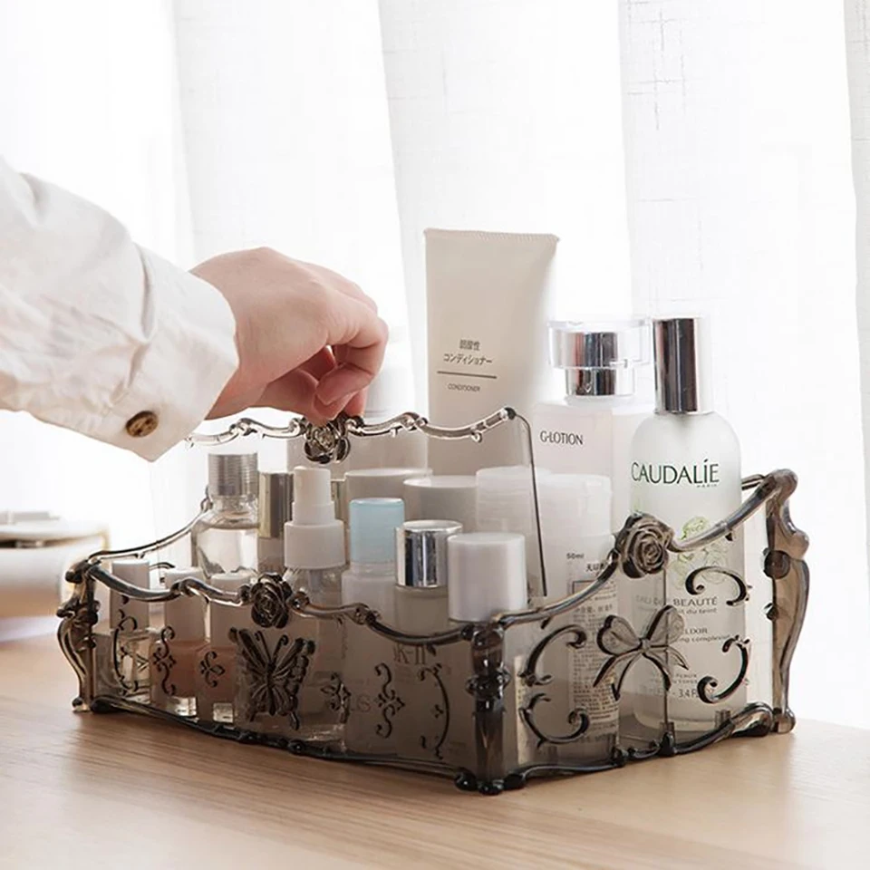 1 шт. коробка для хранения косметики настольные украшения настольный чехол