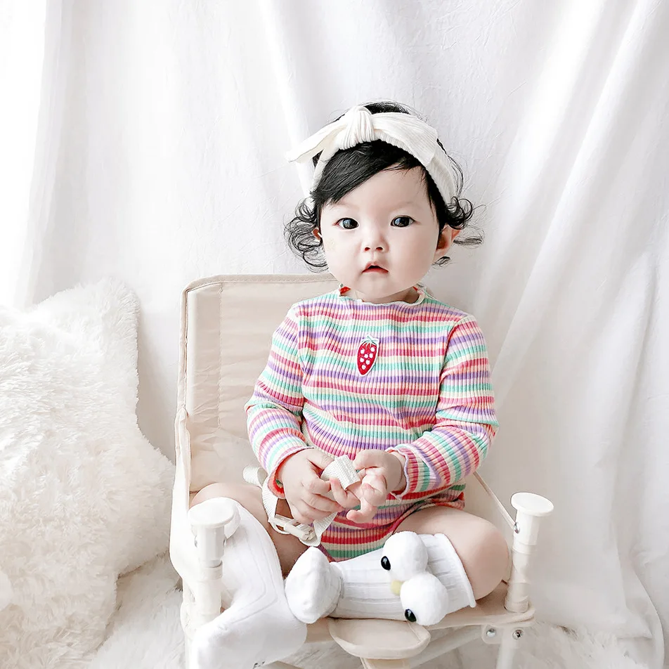 2020 Детский комбинезон для новорожденных одежда девочек на осень высокое