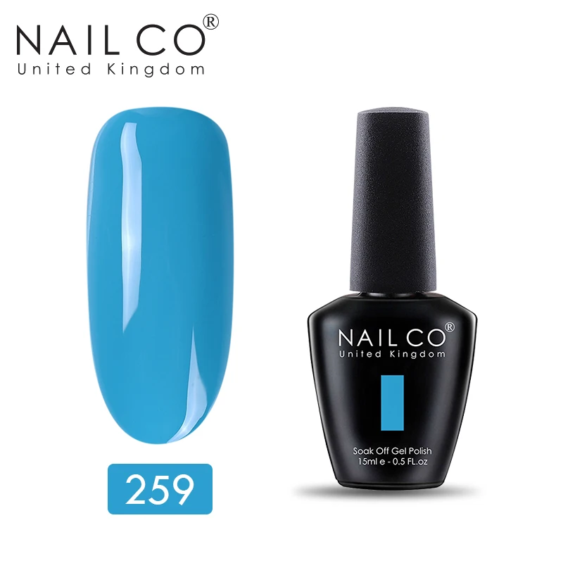 11259 NAILCO синяя серия лаков для ногтей 150 чистый цвет стойкий лак для ногтей Гибридный Esmalte дизайн ногтей гель лак - Цвет: 11259