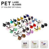 50pcs wholesale cat glasses dog pet product glasses for cat little dog toy eye wear sunglasses photos props pet cat accessories
