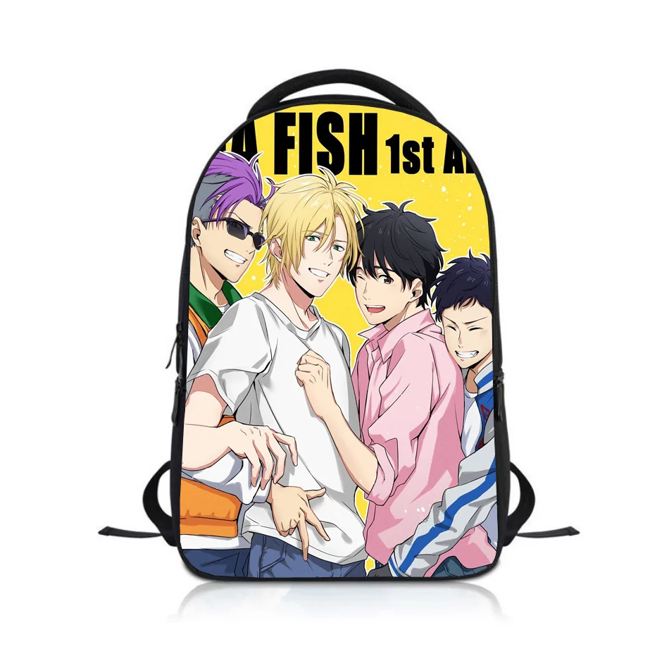 

Kindergarten Bookbag Anime BANANA FISH Students Kids Backpack School Bag Children Cartoon Knapsack Boys Girls Rucksack