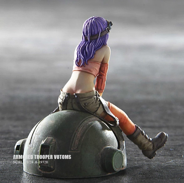 

1/24(75mm) Armored Cavalry Beauty Machine Driver Resin Soldier A-19729