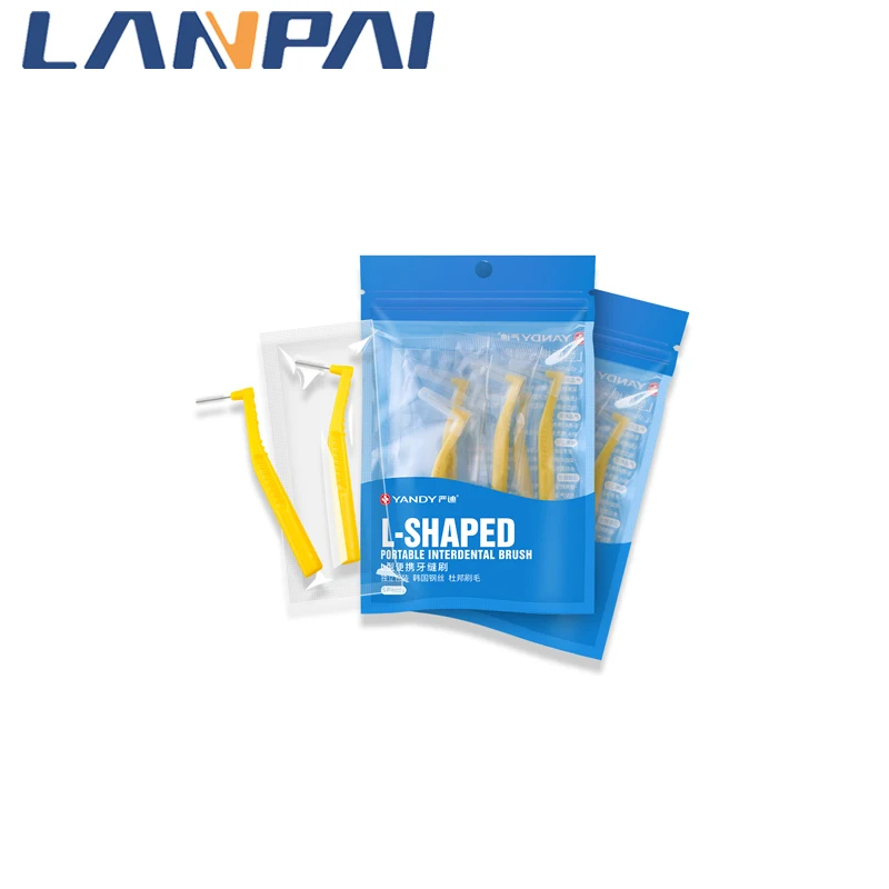 Lanpai 5 шт. зубной язык скребок для веганских материалов Зубная щётка кисти щелевая