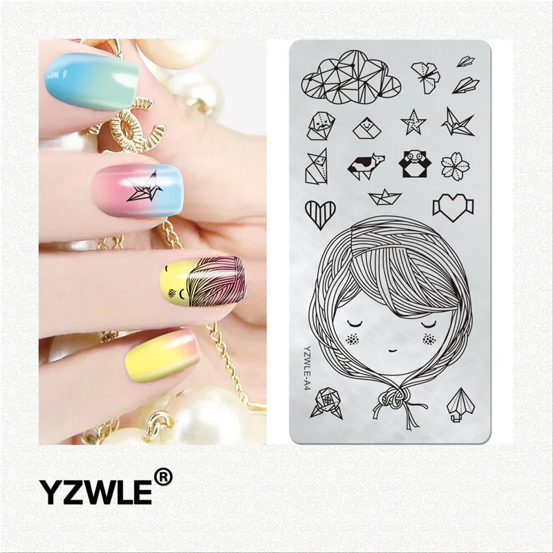 1 шт. шаблоны для стемпинга Летние фрукты Мультяшные животные геометрический