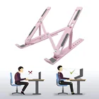 Держатель для ноутбука Macbook Pro Air, портативный складной пластиковый держатель для планшета и телефона, охлаждающая подставка, портативный переходник