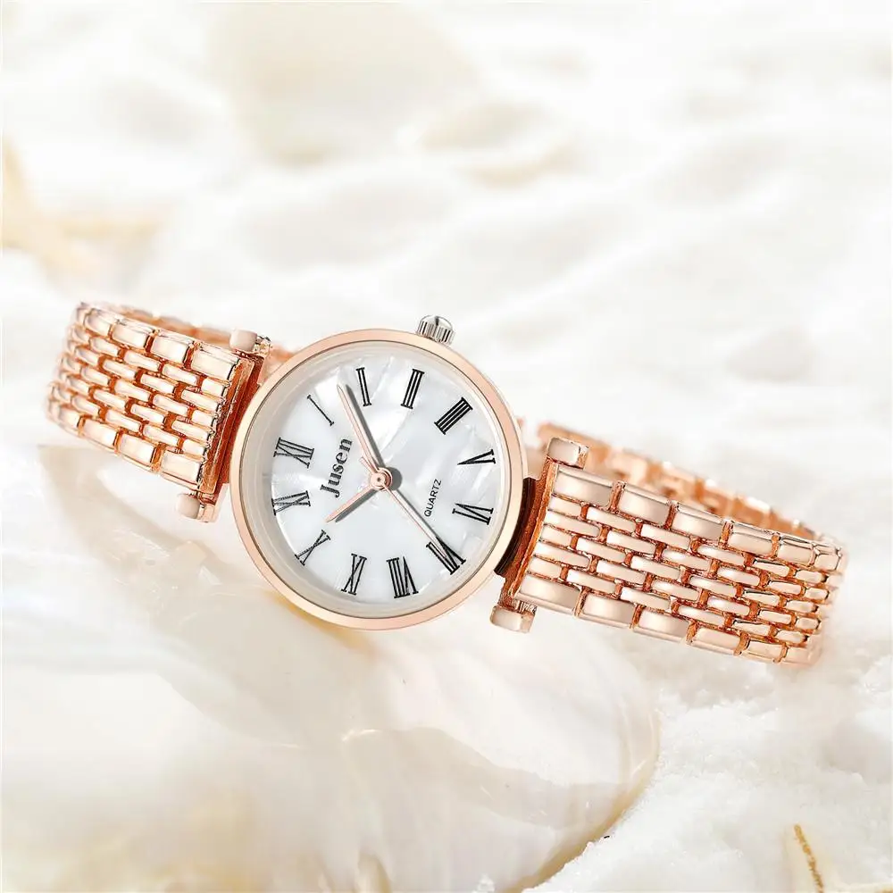 

Rose Gold Stainless Steel Watches Women Top Brand Luxury Casual Marble Quartz Clock Ladies Wrist Watch Relogio Feminino 2020 New