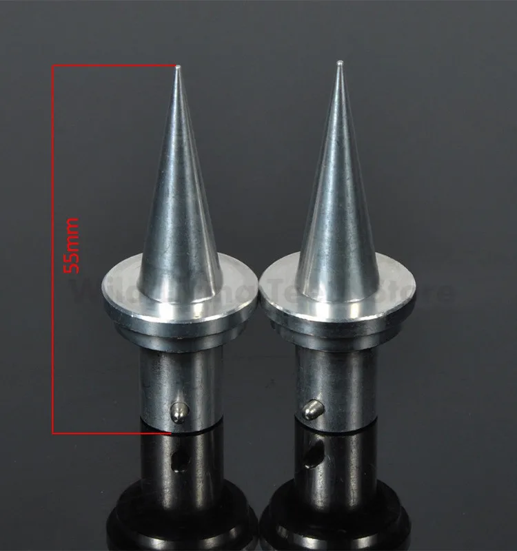 

2 Pcs CNC Aluminum Alloy Bipod Spikes Feet Rifle Gun Holder Adapter Quick Install Release Replacement for Atlas Bipod V8 Hunting