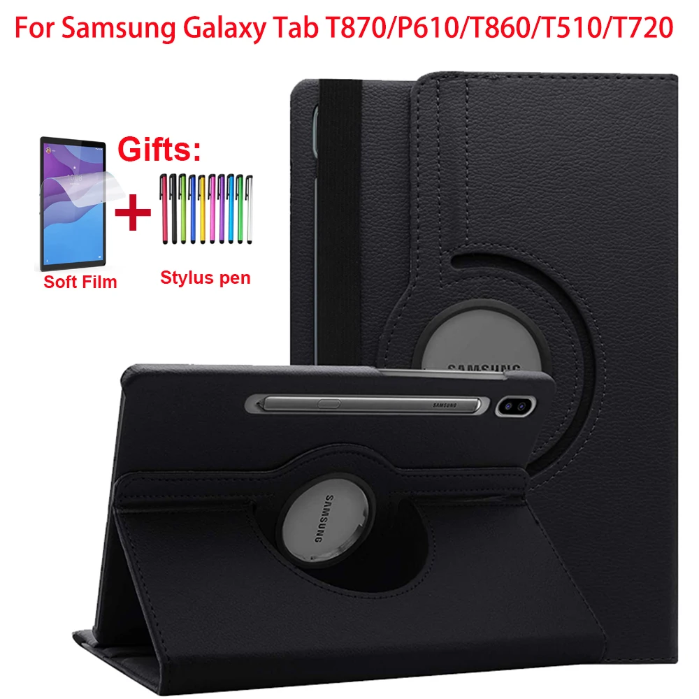 

Вращающийся на 360 градусов чехол для Samsung Galaxy Tab S7 11 ''SM-T870 Cover For Galaxy Tab S6 10,5 lite 10,4 inch P610 T860 T510 T720