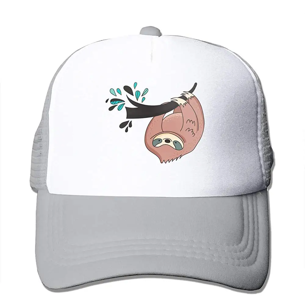 TSDFCTrucker шляпы Ленивец названия печатные Регулируемые Сетки Snapback шляпа
