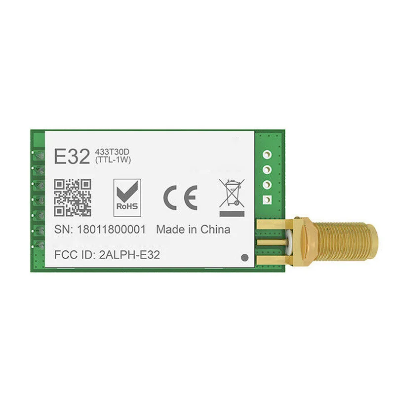 SX1278 433 МГц E32-433T30D 30dBm LoRa пульт дистанционного управления м приемопередатчик 1 Вт