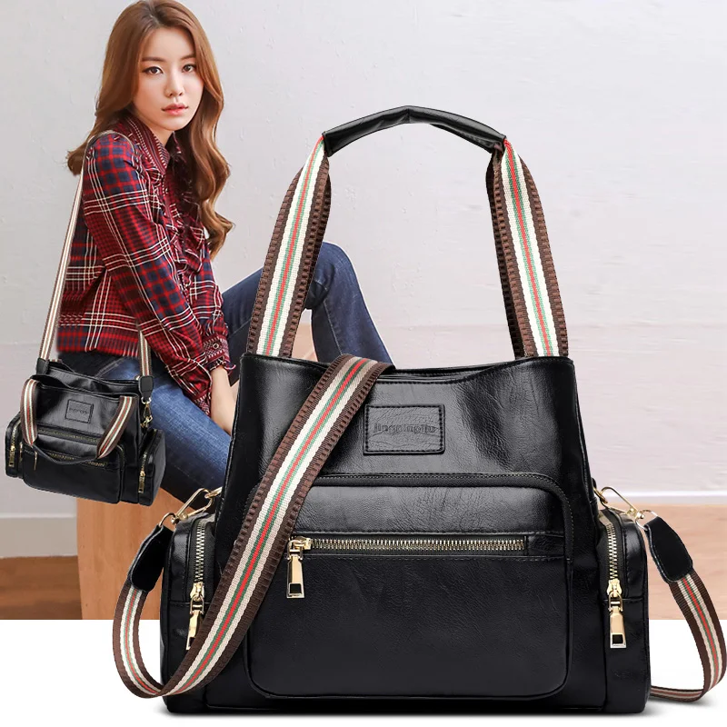 bolsa de ombro crossbody em couro premium