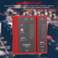 uni t ut681l network cable tester telephone line test ethernet telephone repairing tool portable tracker auto network tester
