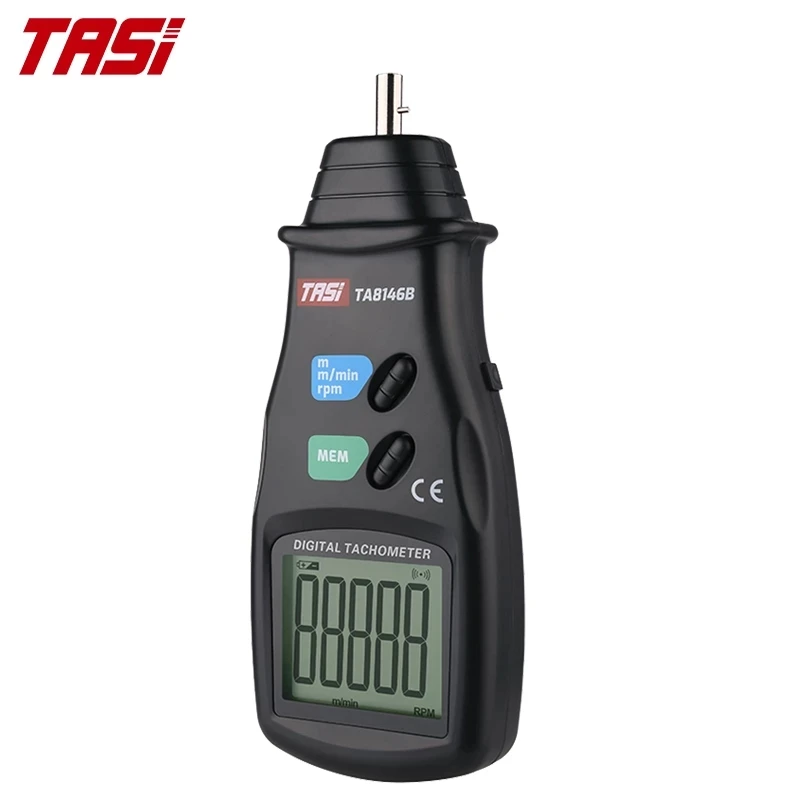 TASI TA8146A/B/C Digital Tachometer Up to 99999 LCD RPM Display Non-Contact Laser Speedometer Speed Meter | Инструменты