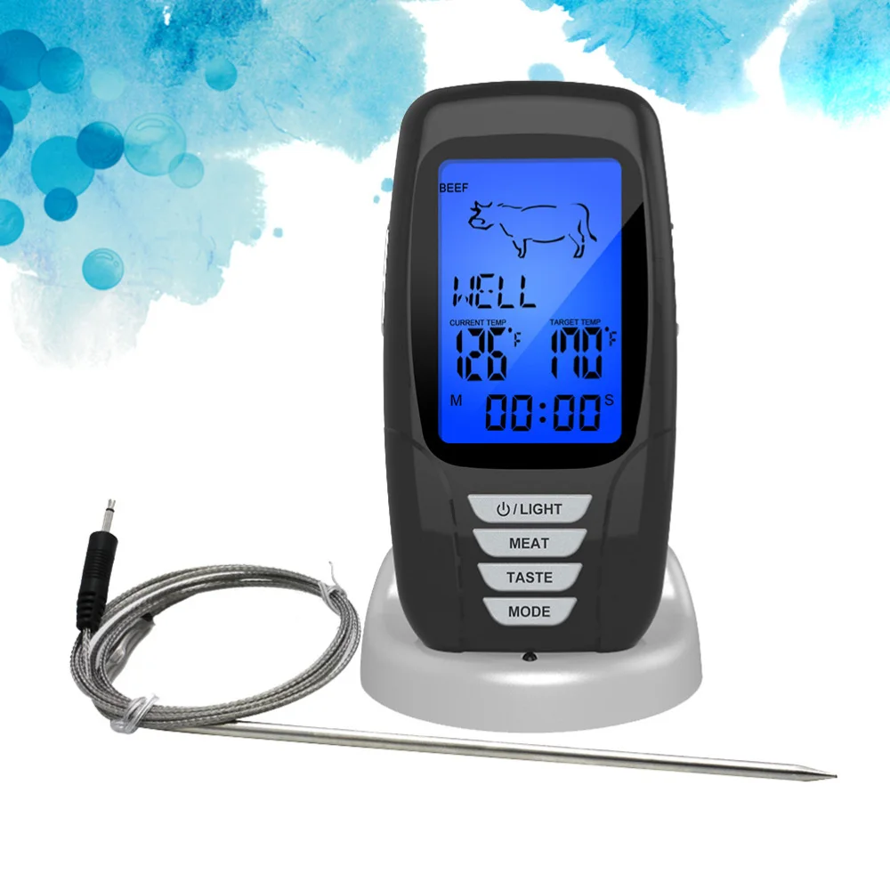 

Probe Type Wireless Barbecue Food Monitoring Battery Included