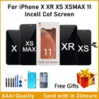 ЖК-экран Incell для iPhone X, с 3D сенсорным дигитайзером в сборе, без битых пикселей, с подарком