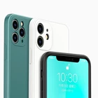 Роскошный квадратный чехол из жидкого силикона для VIVO Y12 Y15 Y17 Y11 Y3 U3X Y20 Y30 Y50 Y52S Y73S Y9S Y70S Y85 Y93 X60 X50 X30 X27 PRO