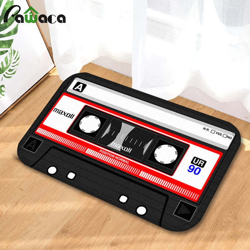 Новая магнитная лента узор Коврик для ванной комнаты фланелевый тканевый ковер