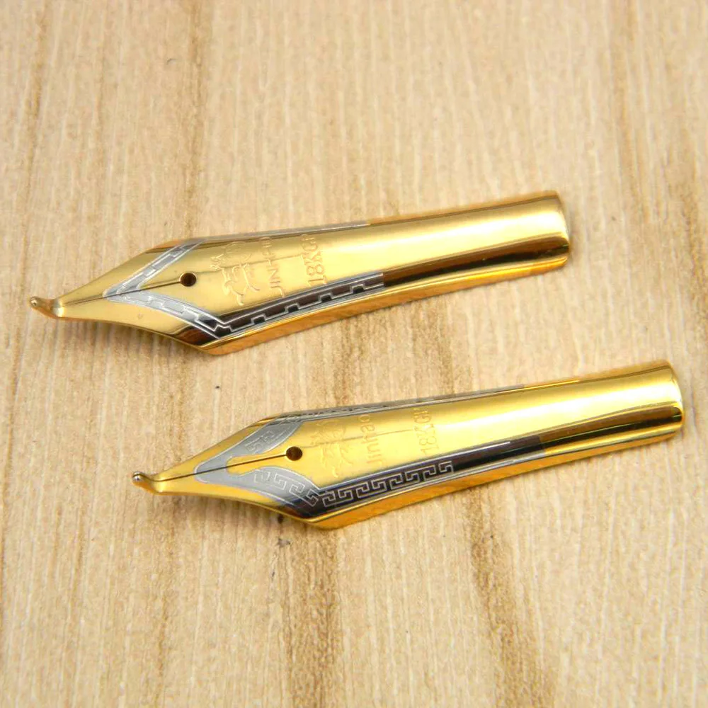 2 шт. JINHAO Размер 35 перо X450 159 750 Золотой Средний пополнения DIY канцелярские офисные