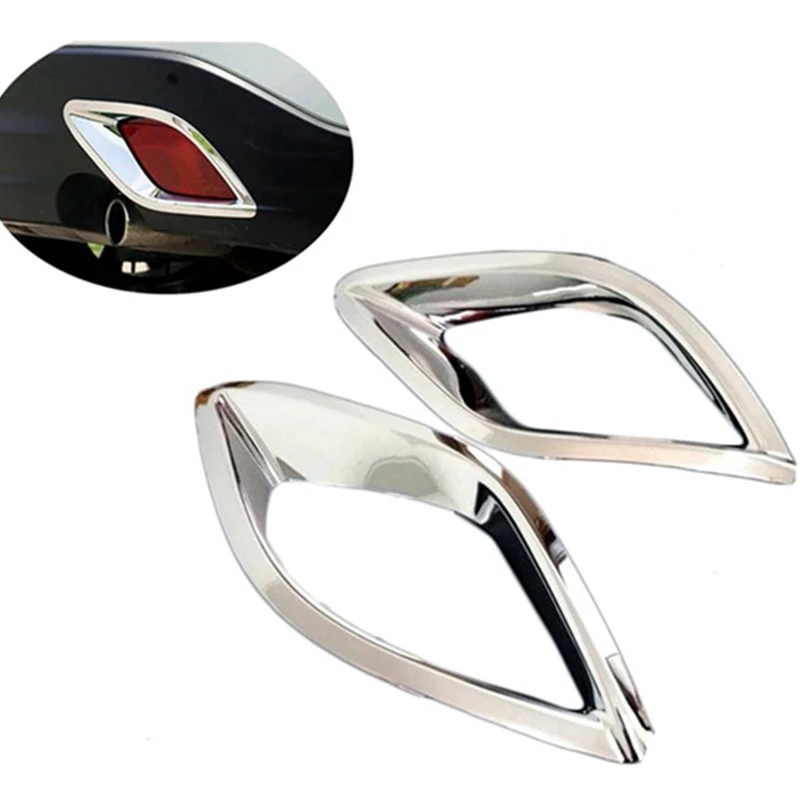 for Mazda Cx-5 Cx5 2012-2016 Chrome Rear Bumper Reflector Fog Light Lamp Cover Trim Molding Garnish Frame Bezel | Автомобили и