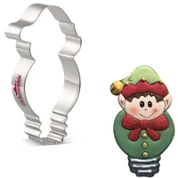 keniao christmas light decoration boy cookie cutter 5 2 x 10 cm winter biscuit fondant bread mold stainless steel by janka