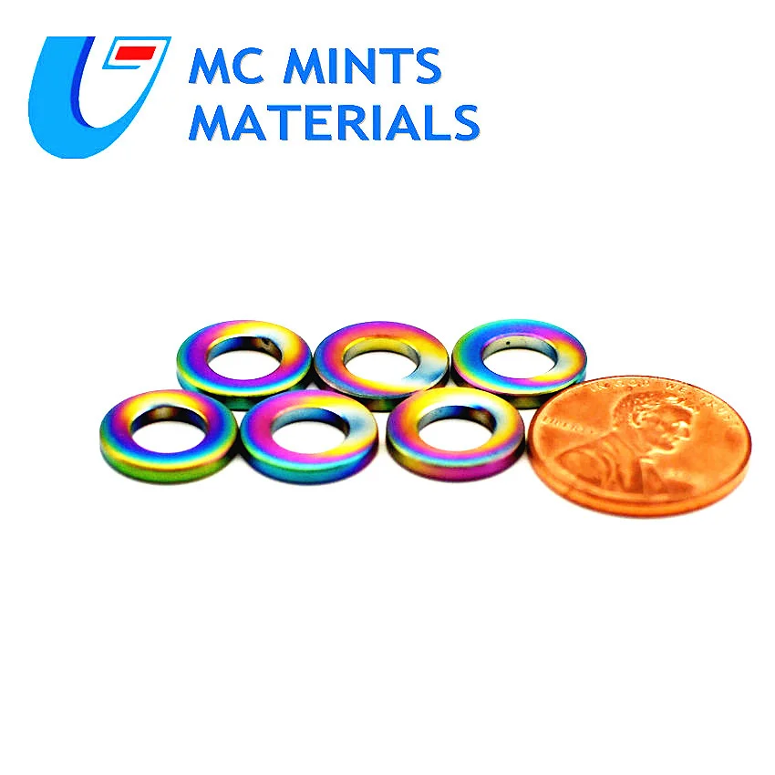 Ti уплотнительное кольцо шайба для мотоцикла велосипеда M5 M6 M8 M10 титановая