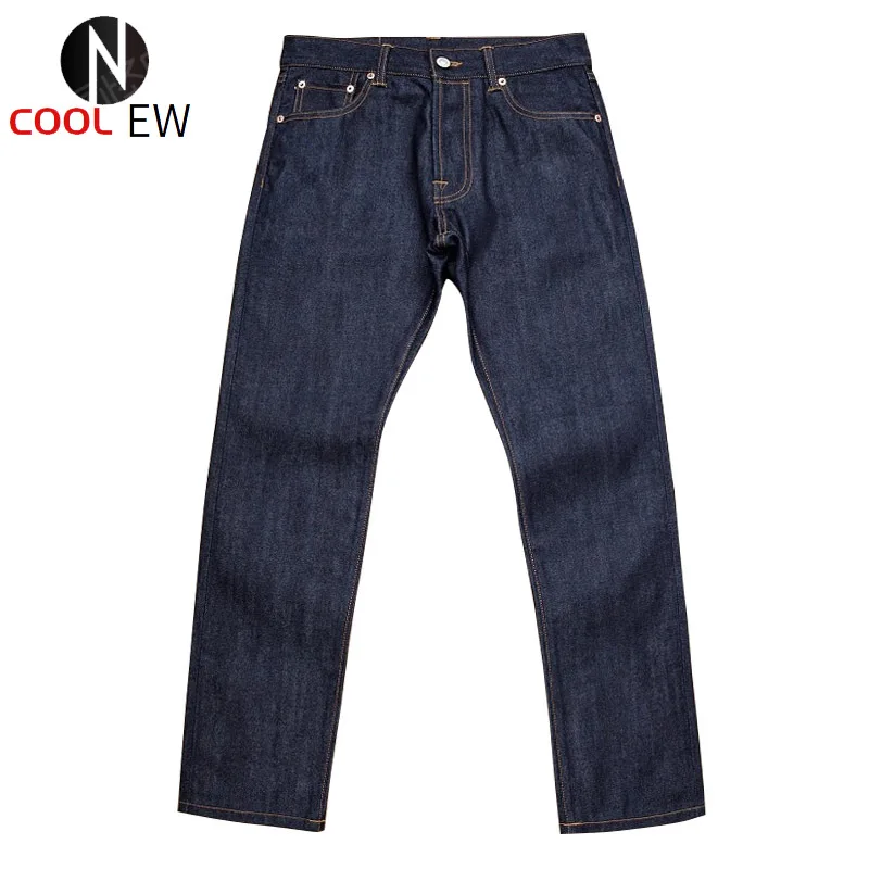 

511XX-0007 Read Description! top quality raw indigo selvage unwashed 13oz denim pants unsanforised natural dye raw denim jean