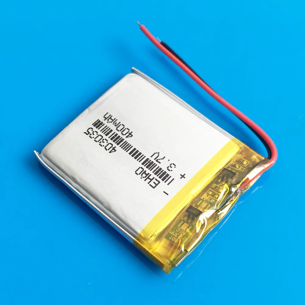 3 7 V 400mAh 403035 перезаряжаемый литий-ионный аккумулятор литий-полимерные литиевые