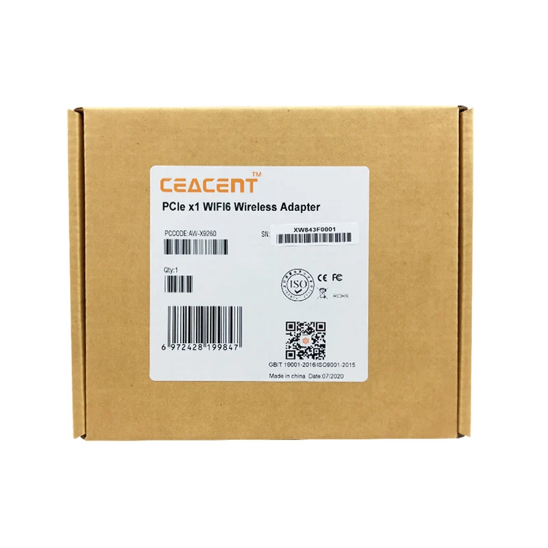 Беспроводной сетевой адаптер wifi6 PCIe X1 с модулем Intel AC9260 | Компьютеры и офис