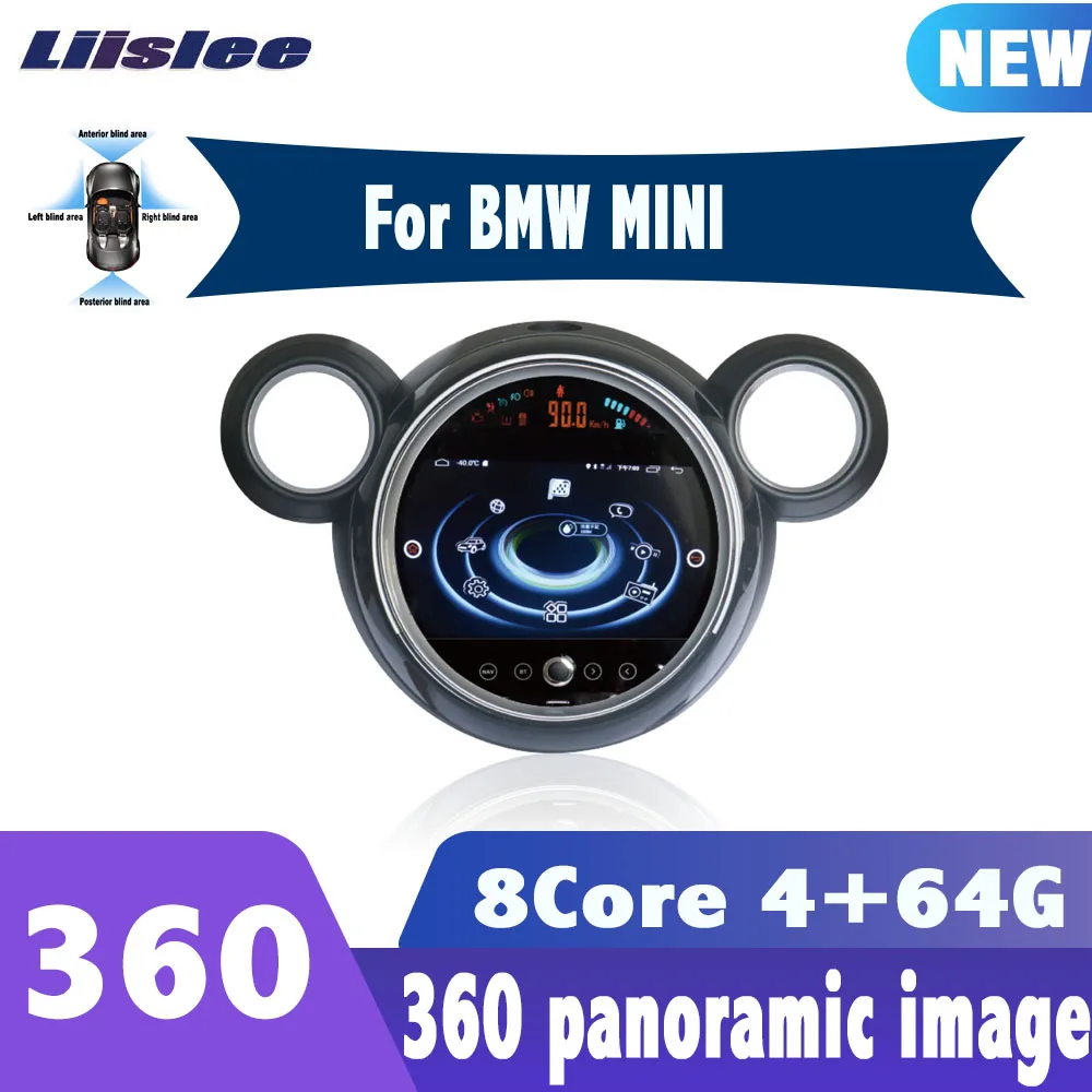 Android 10 0 360 камера для BMW MINI Cooper R56 2006 2013 навигация WIfI Радио мультимедийный