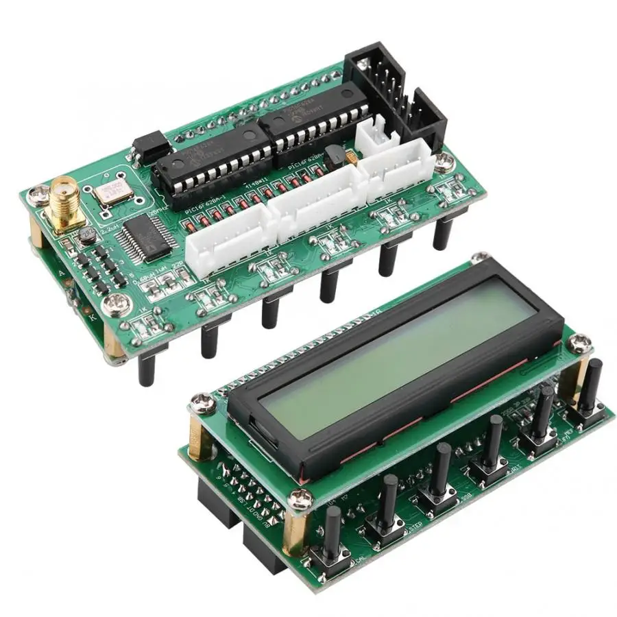 

DC 8v-9v AD9850 6 Band Signal Generator Module 0-55MHz LCD DDS Function Signal Generator Module Based on AD9850