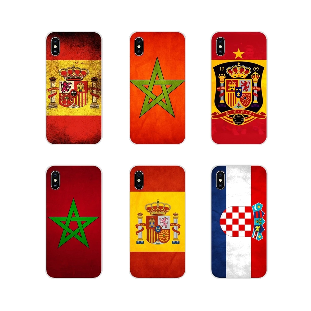 Чехлы для телефонов в Испании Марокко Хорватия яркий флаг Huawei NOVA 2 3 2i 3i Y6 Y7 Y9