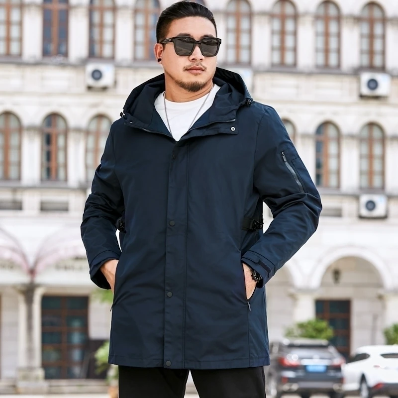 Ветровка мужская с капюшоном модная верхняя одежда повседневное спортивное
