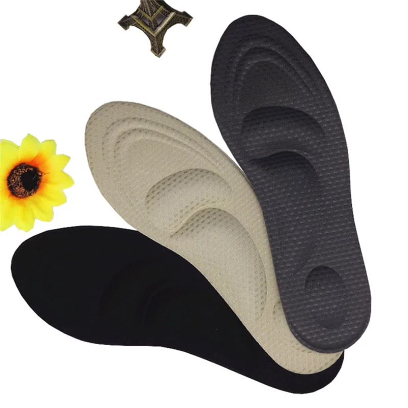

Women Men Insoles Massage High-heeled Shoes Insoles Anti-slip Absorption 4D Breathable Insole