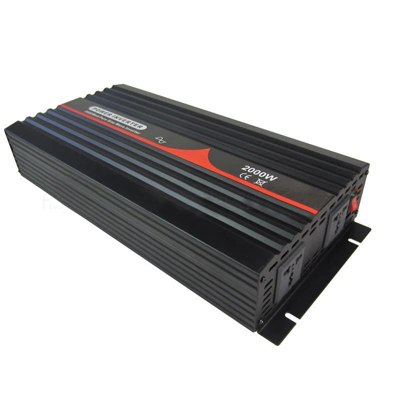 2000 Вт Инвертор немодулированного синусоидального сигнала 12 В/24 В/48 В постоянного